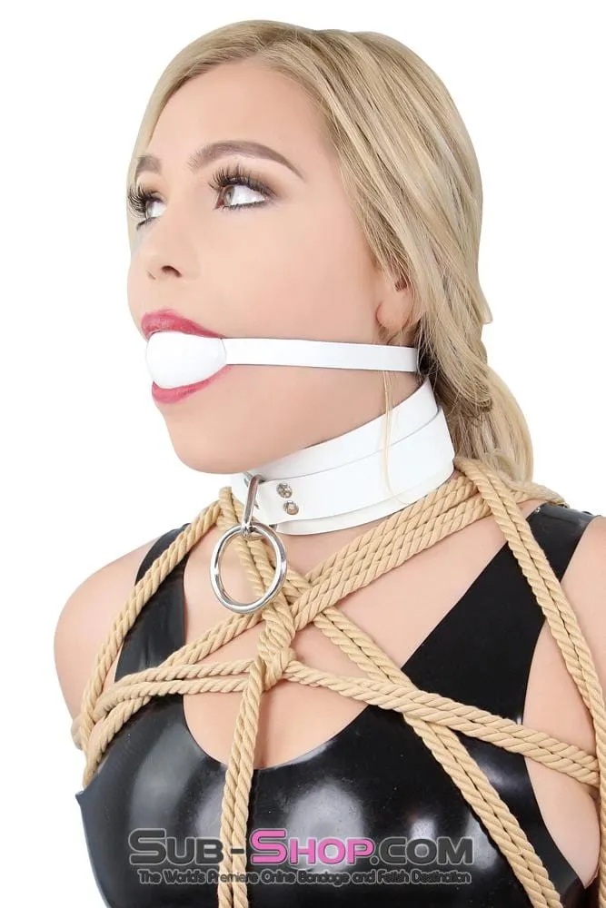 3667A      Pure Submission Locking Leather Collar