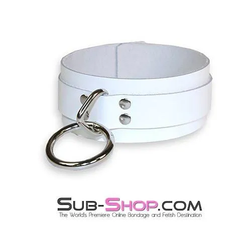 3667A      Pure Submission Locking Leather Collar