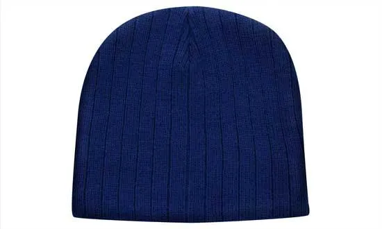 4189 Cable Knit Beanie - Fleece Lined