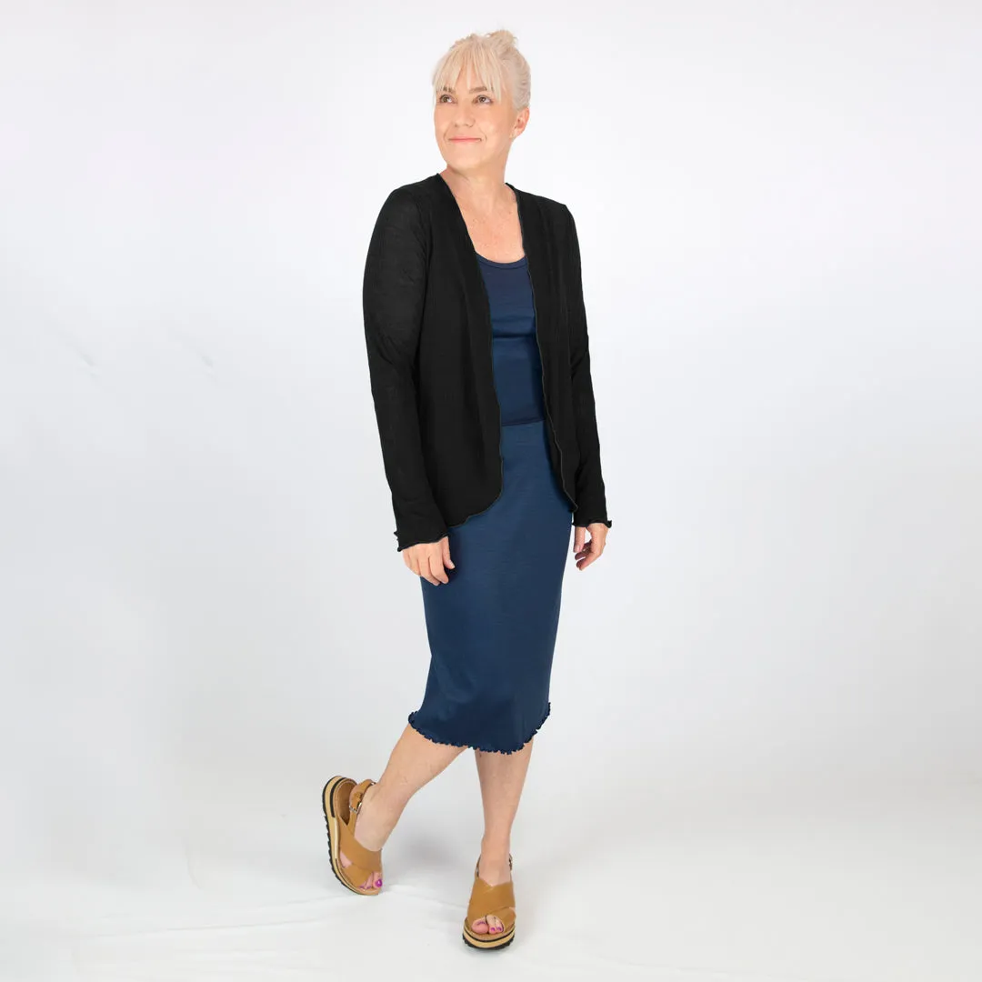 #462 Lightweight Merino Cardigan