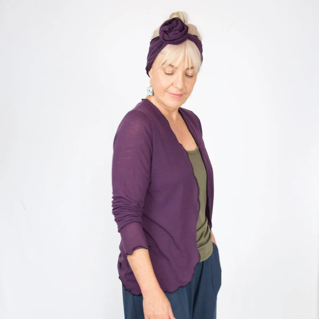 #462 Lightweight Merino Cardigan