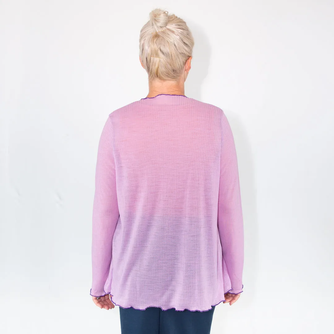 #462 Lightweight Merino Cardigan