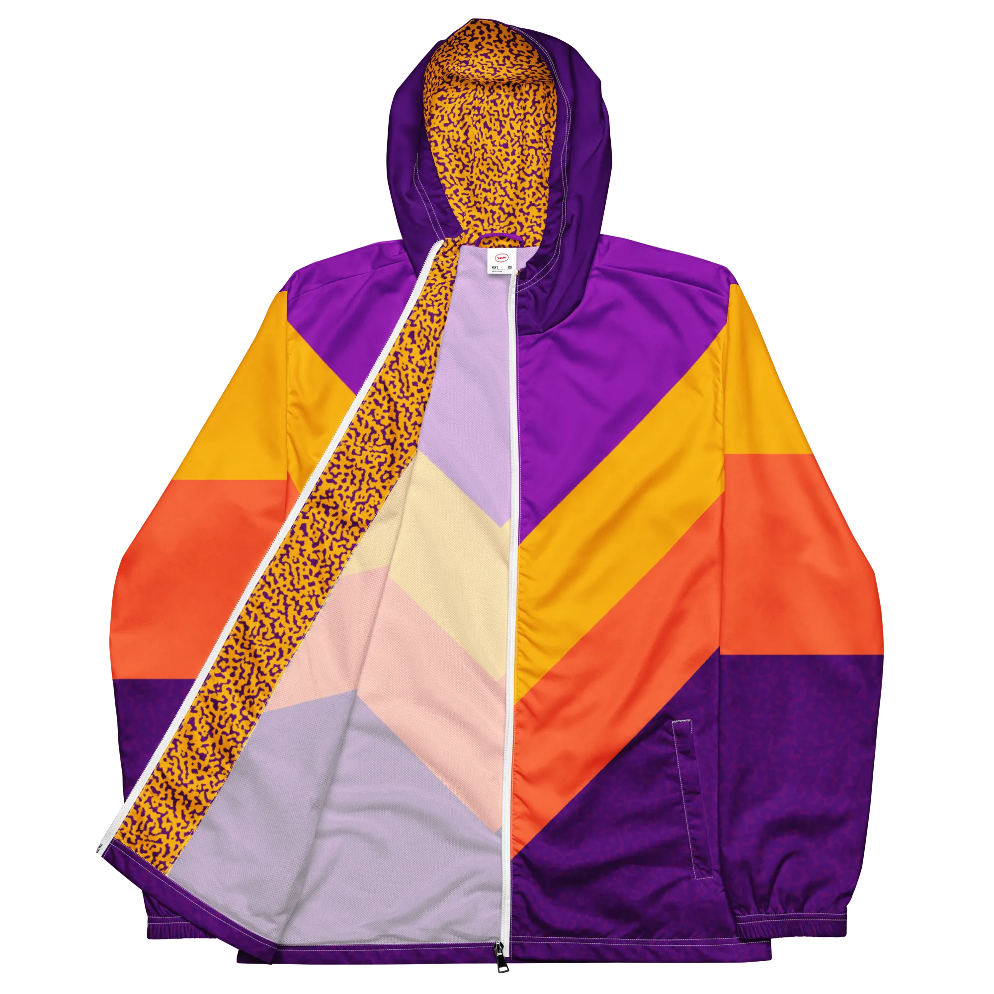 90's Purple & Orange Windbreaker