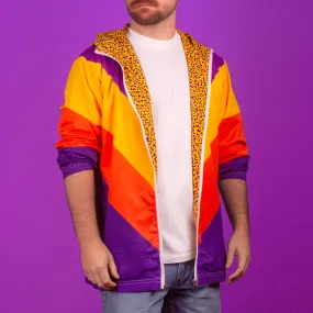 90's Purple & Orange Windbreaker