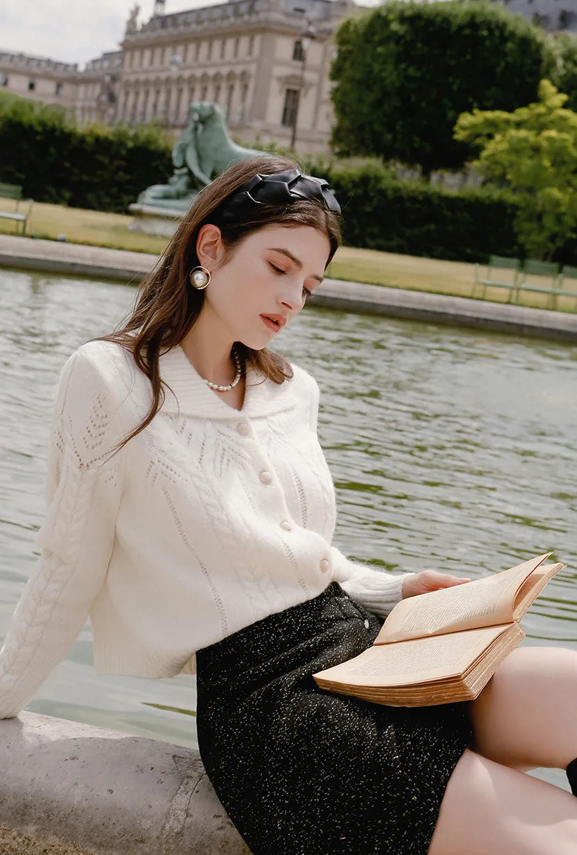 Adora Mohair Cardigan - Ivory