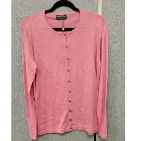 Alan Paine Ladies Long Sleeve Crew - Carnation