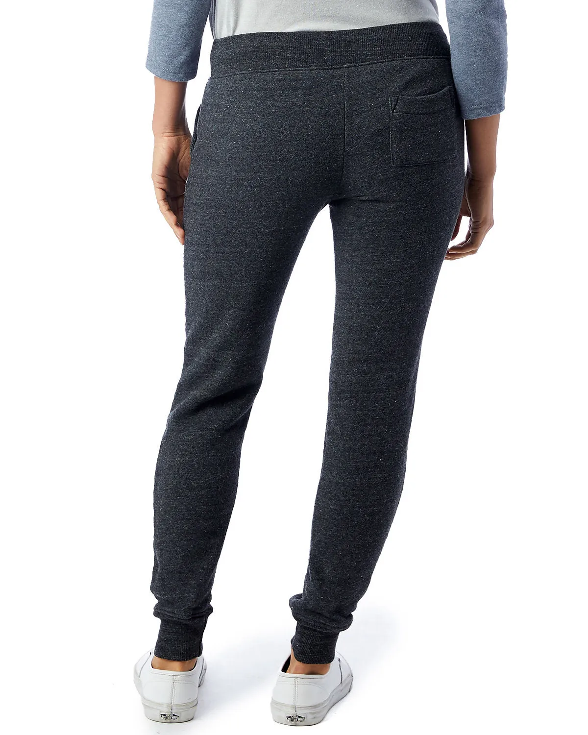 Alternative Ladies' Jogger Eco-Fleece Pant Black