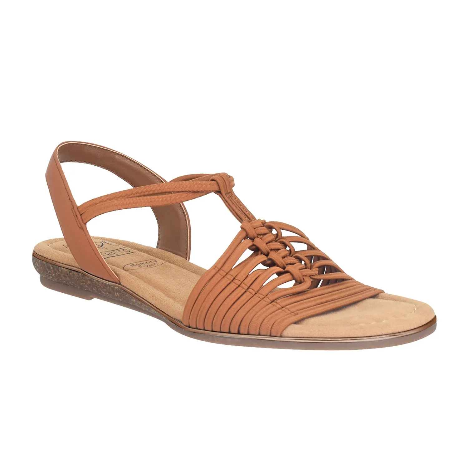 Barella Stretch Elastic Sandal with Memory Foam