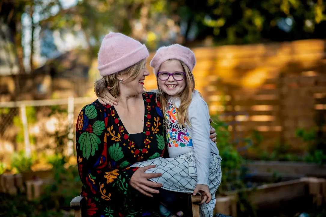 Beatrice Angora Beret (child's)