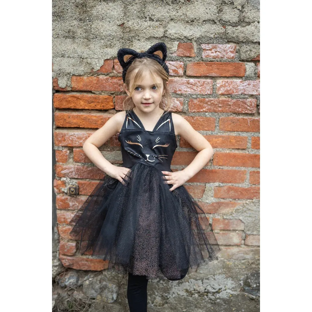 black cat dress and headband