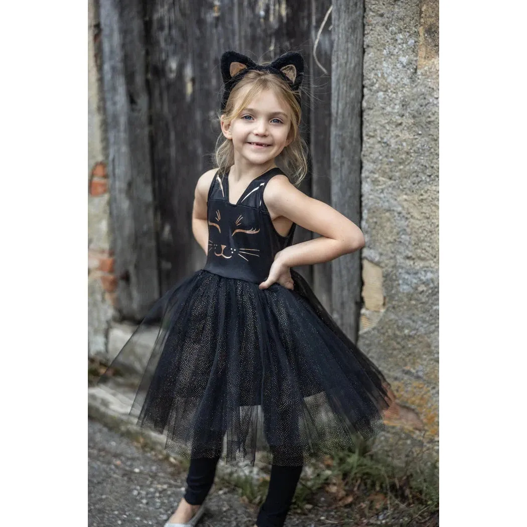 black cat dress and headband