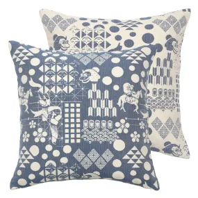 Blue Festival Cushion