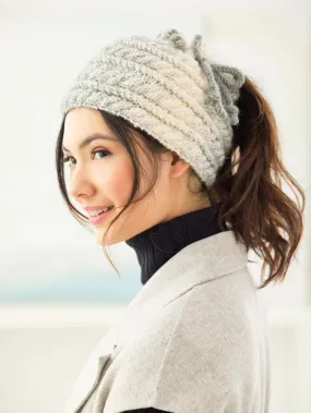 Cabled Bun Hat (Knit)