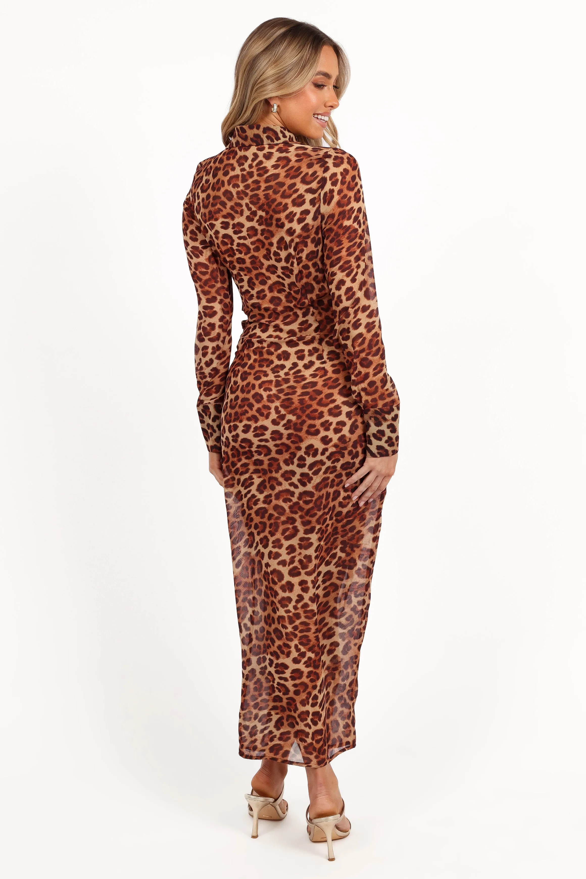 Calista Shirt Dress - Leopard