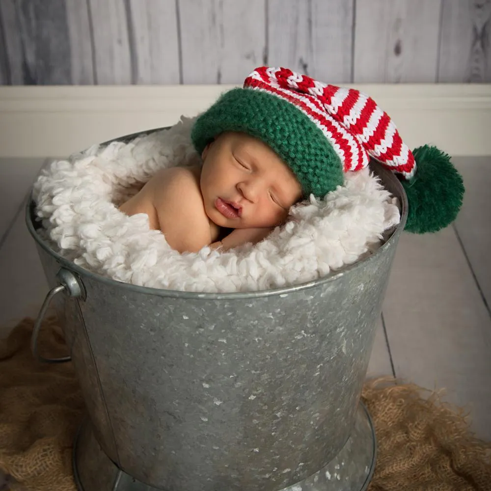 Candy Cane Stocking Hat