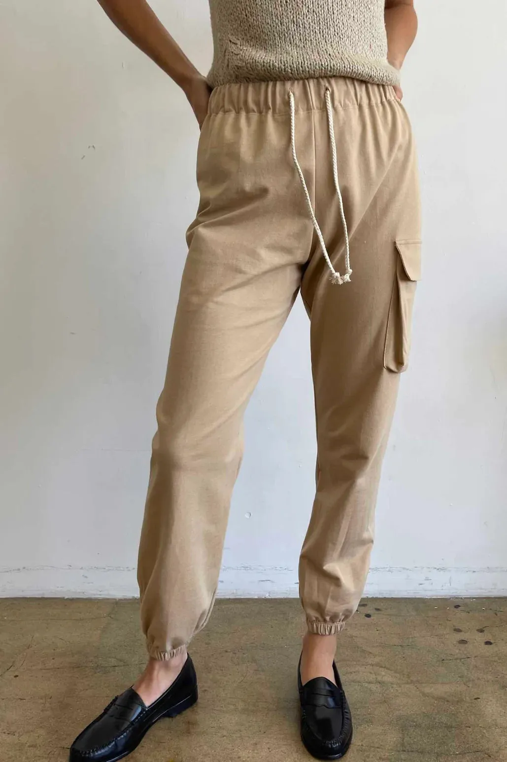 Cargo Sweatpant, Sand