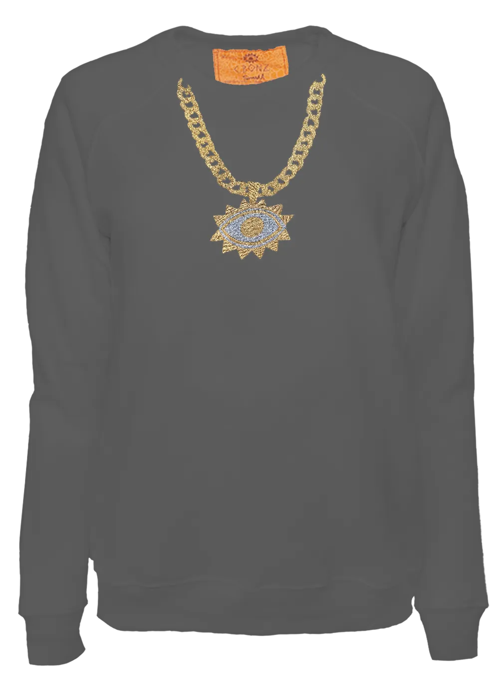 C.bonz Eye Pendant Chain Classic Crew Pullover