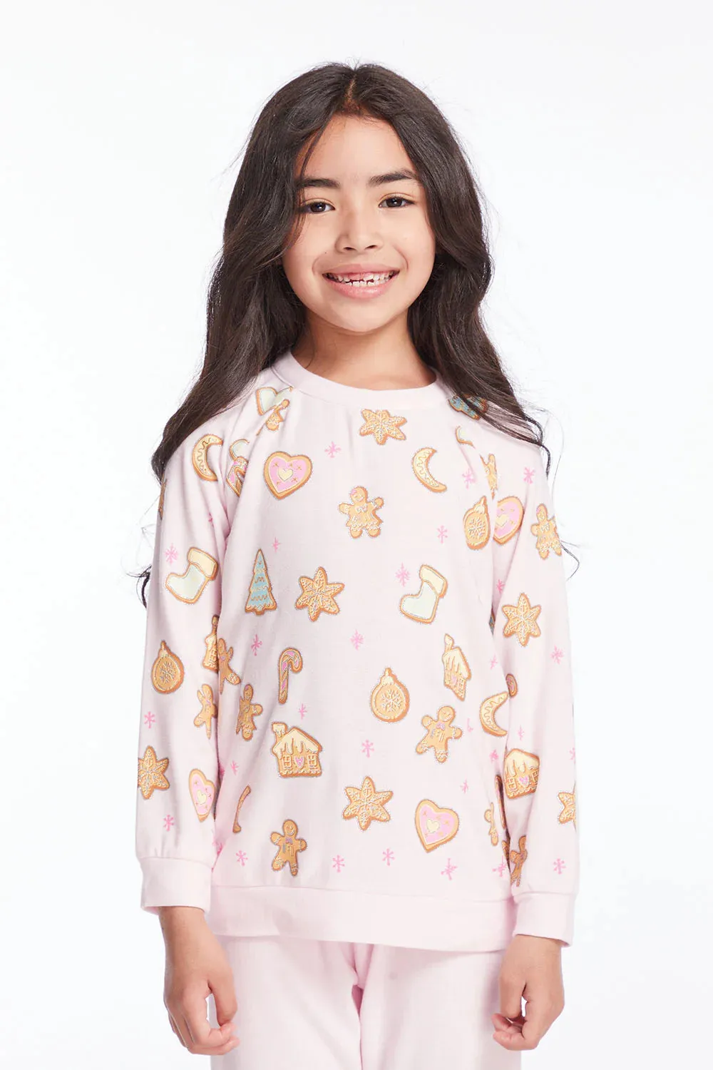 CHA Pink Christmas Cookies Pullover