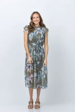 Christy Lynn Vera Dress in Viridian Prism