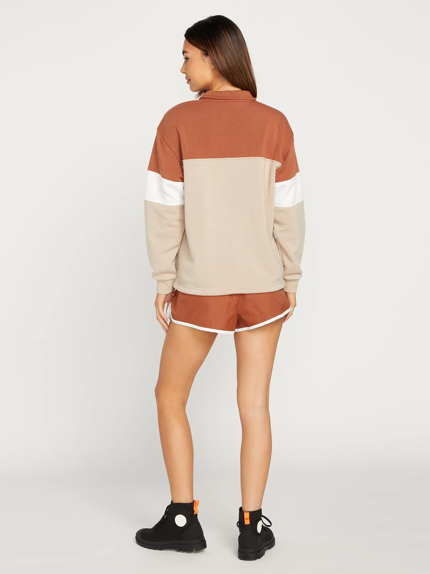 Coco Ho Mock Neck - Dark Clay