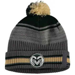 Colorado State Rams Under Armour 2019 Sideline POM Cuffed Knit Beanie Hat Cap