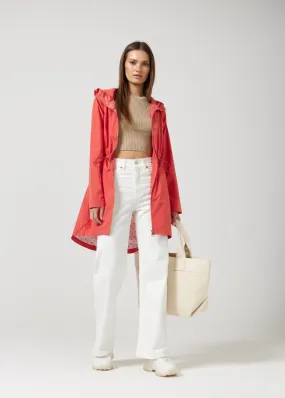 Coral Cherry Raincoat