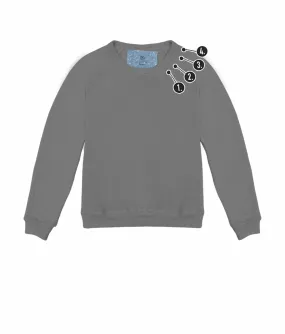 Customizable Spooky neckline Mini Embroidery Kids' Pullover