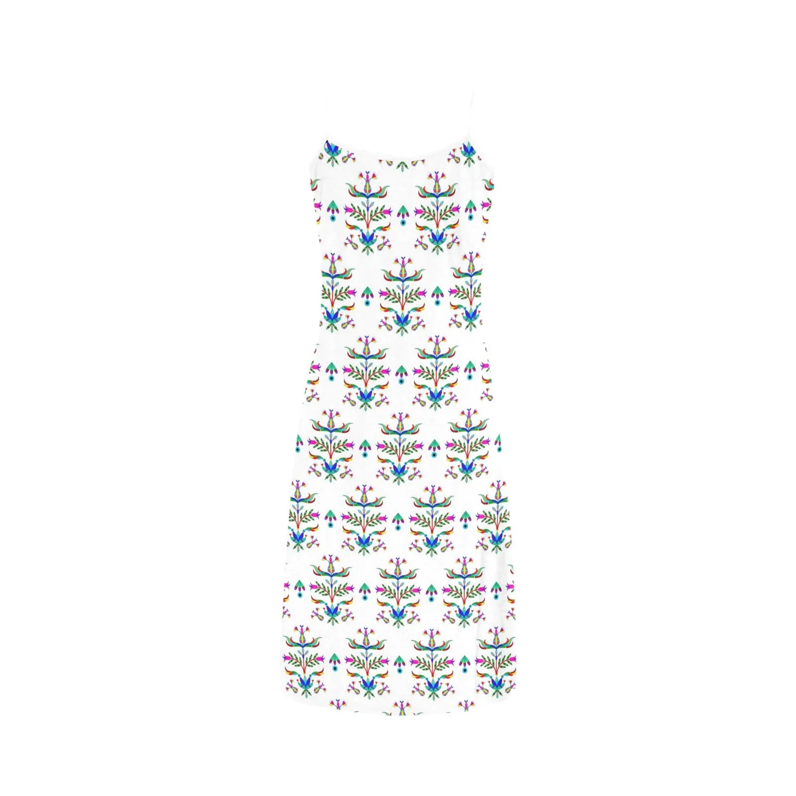 Dakota Damask White Alcestis Slip Dress