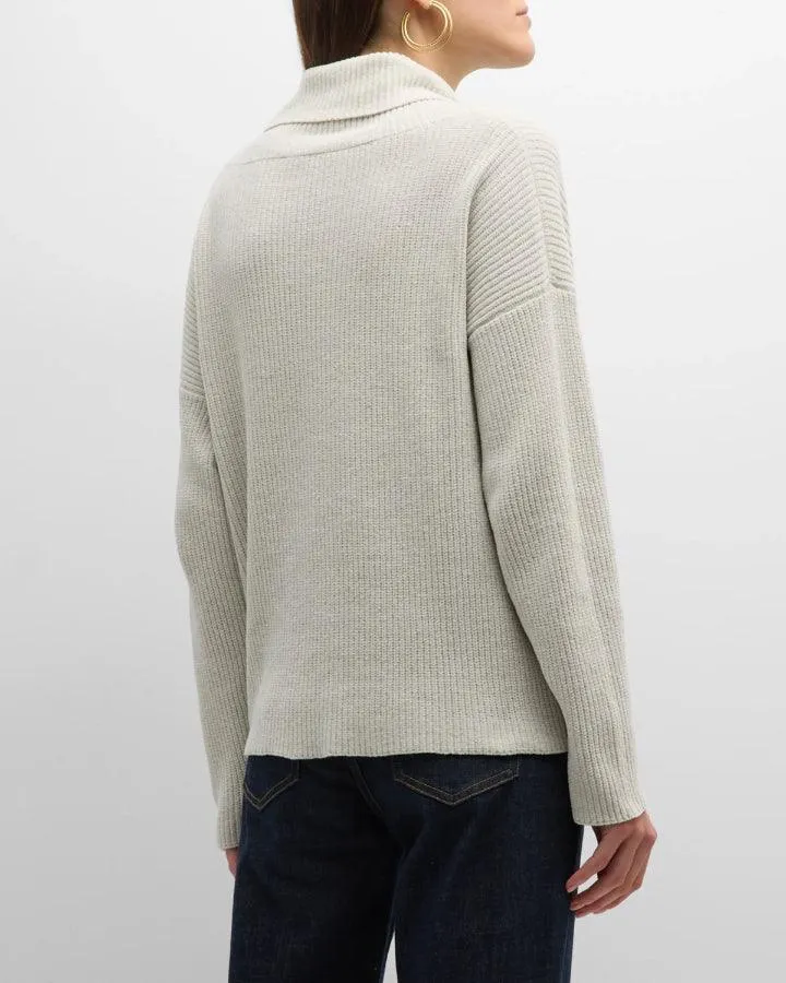 Eileen Fisher Cowl Neck Chenille Pullover