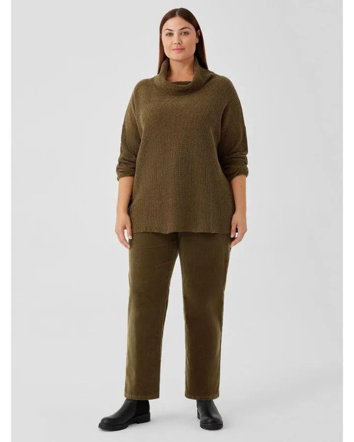 Eileen Fisher Cowl Neck Chenille Pullover