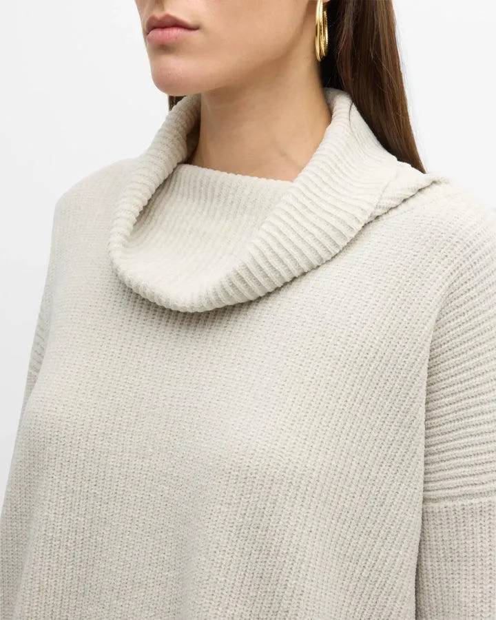 Eileen Fisher Cowl Neck Chenille Pullover