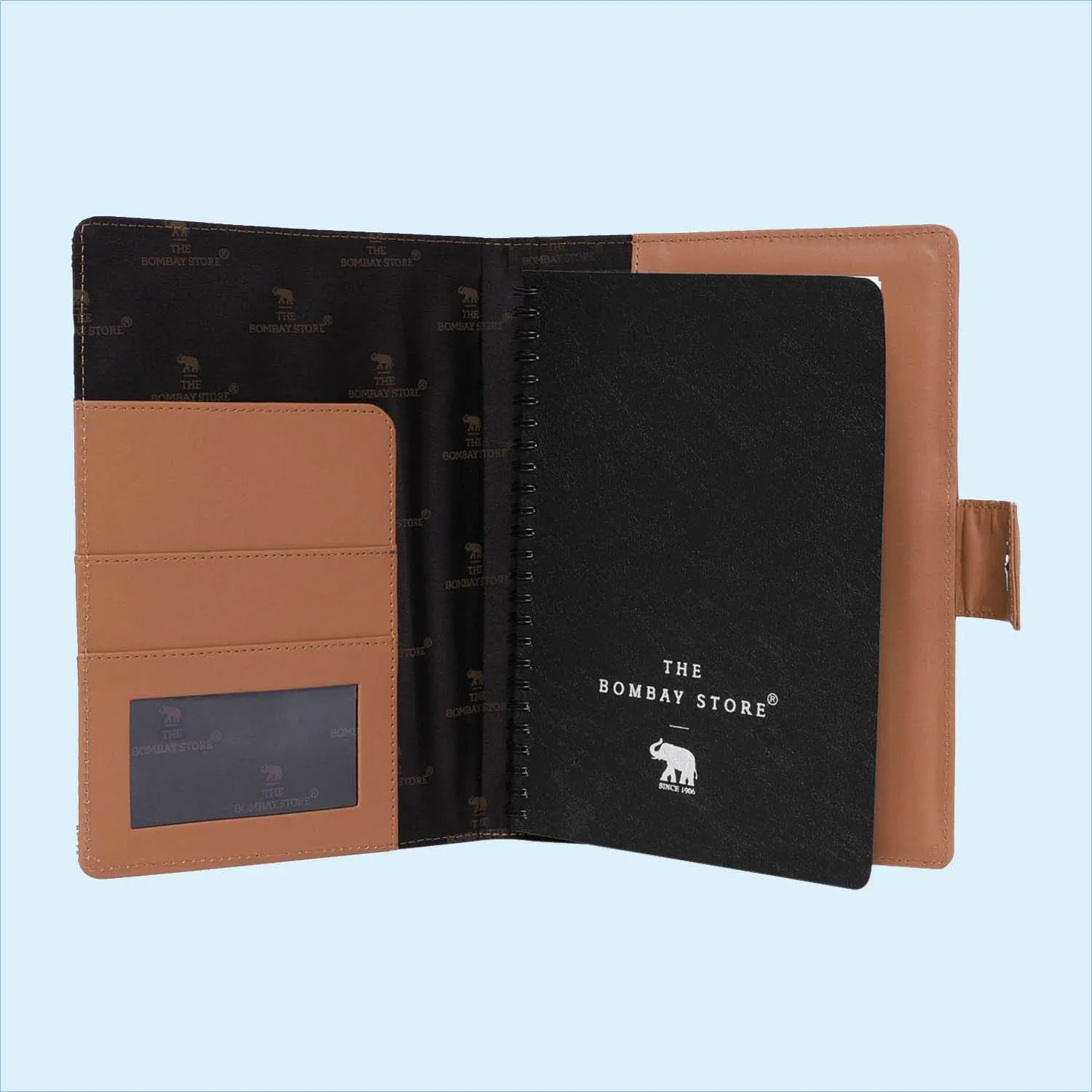 Elephant Fabrication Leather Case with Diary