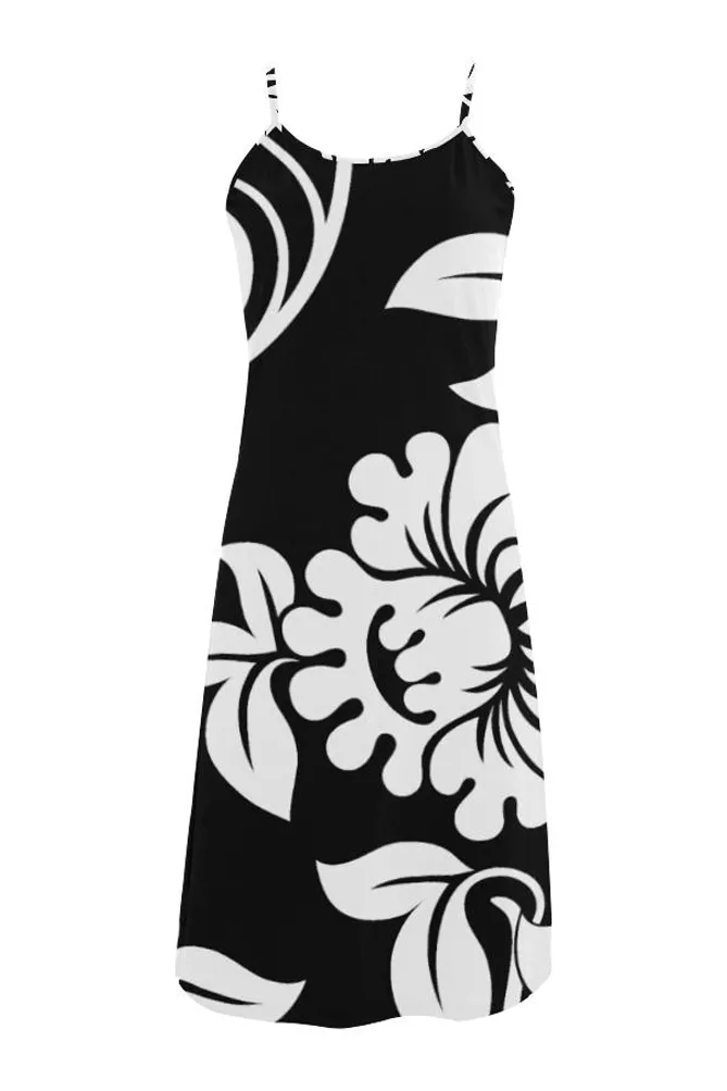 Floral Silhouette Alcestis Slip Dress