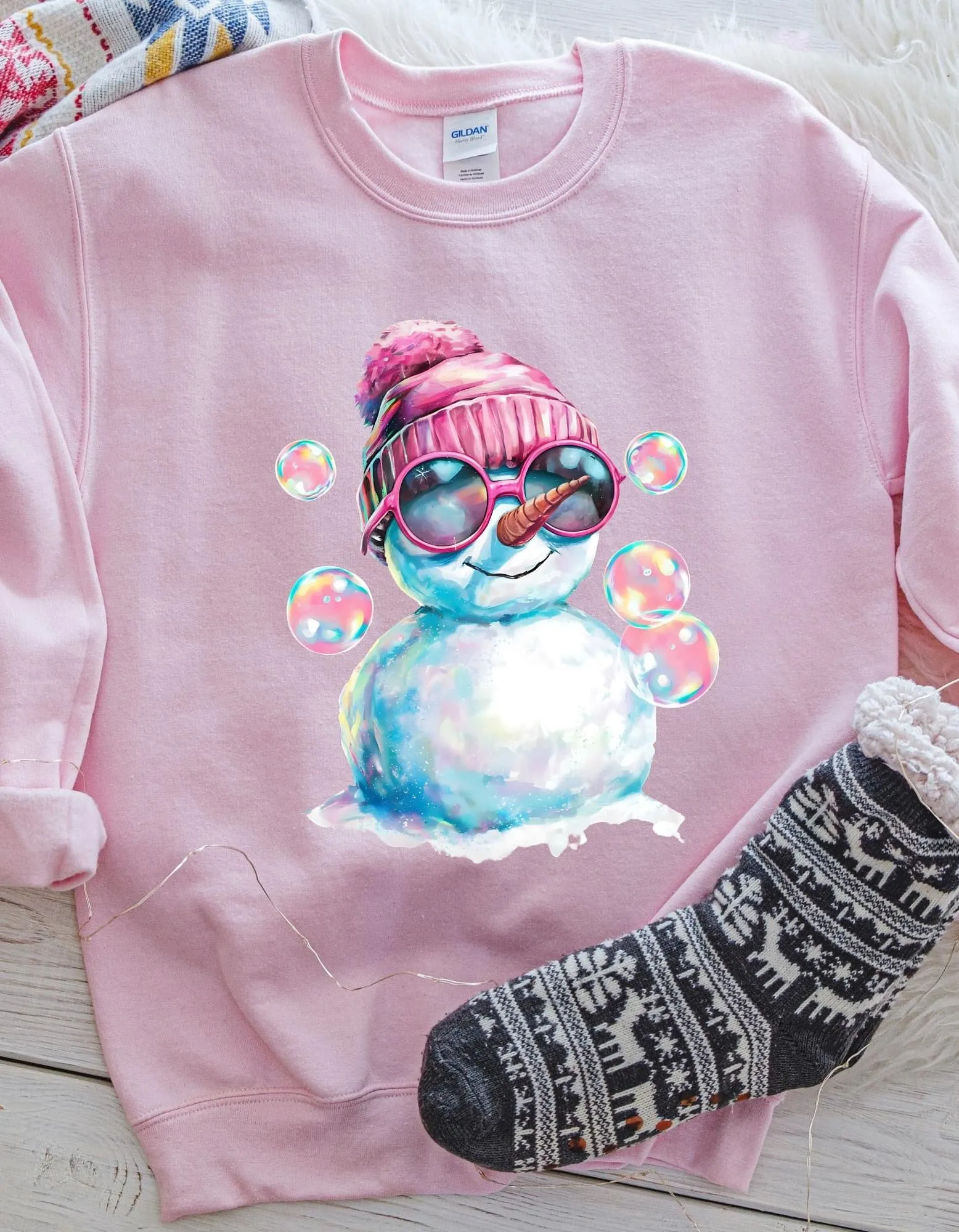 Frosty Graphic Pullover