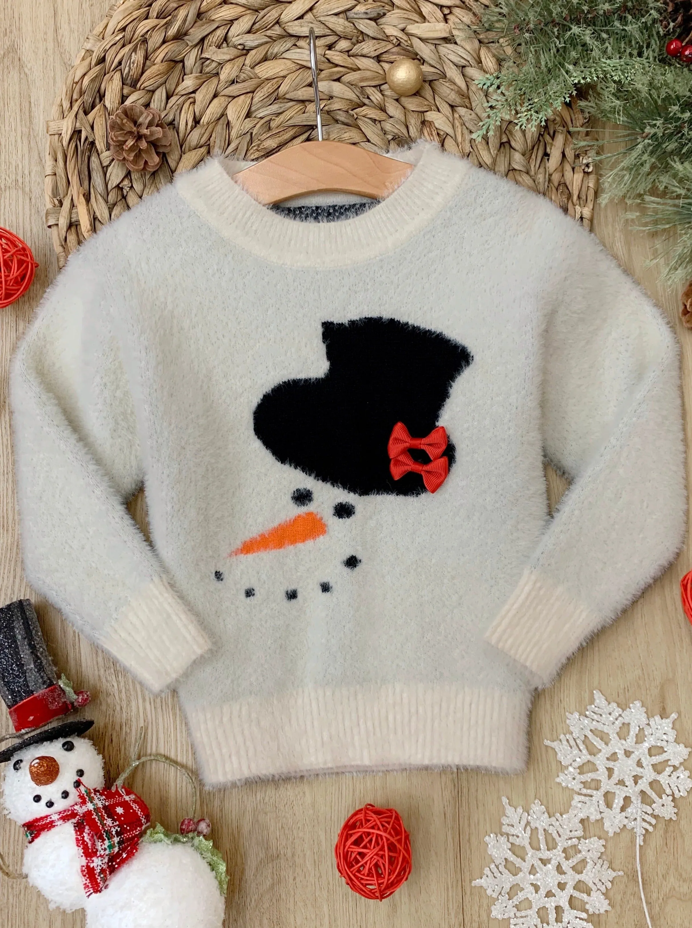 Frosty the Snowman Fuzzy Sweater