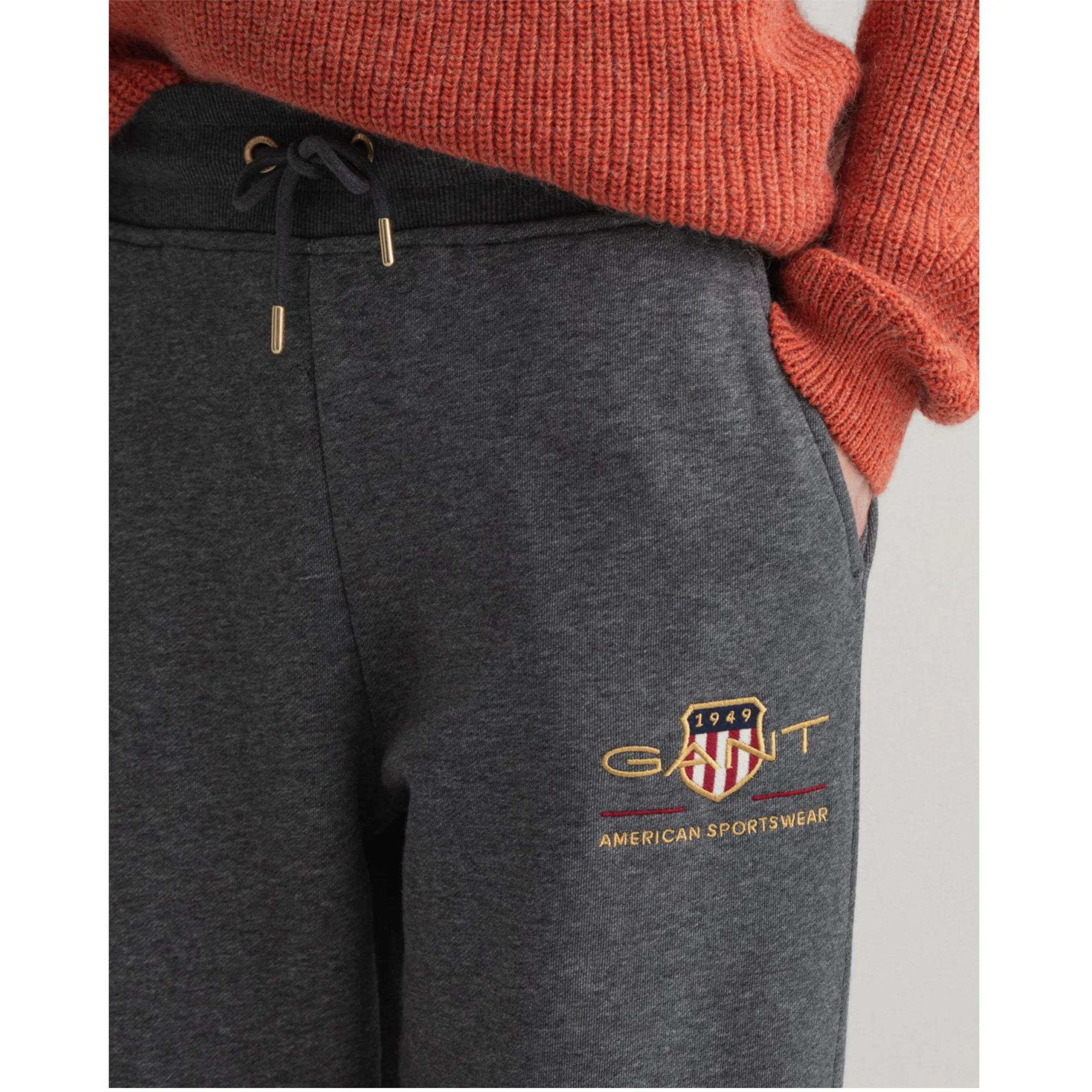 GANT Archive Shield Lounge Sweatpants 2049005 - Anthracit Melange