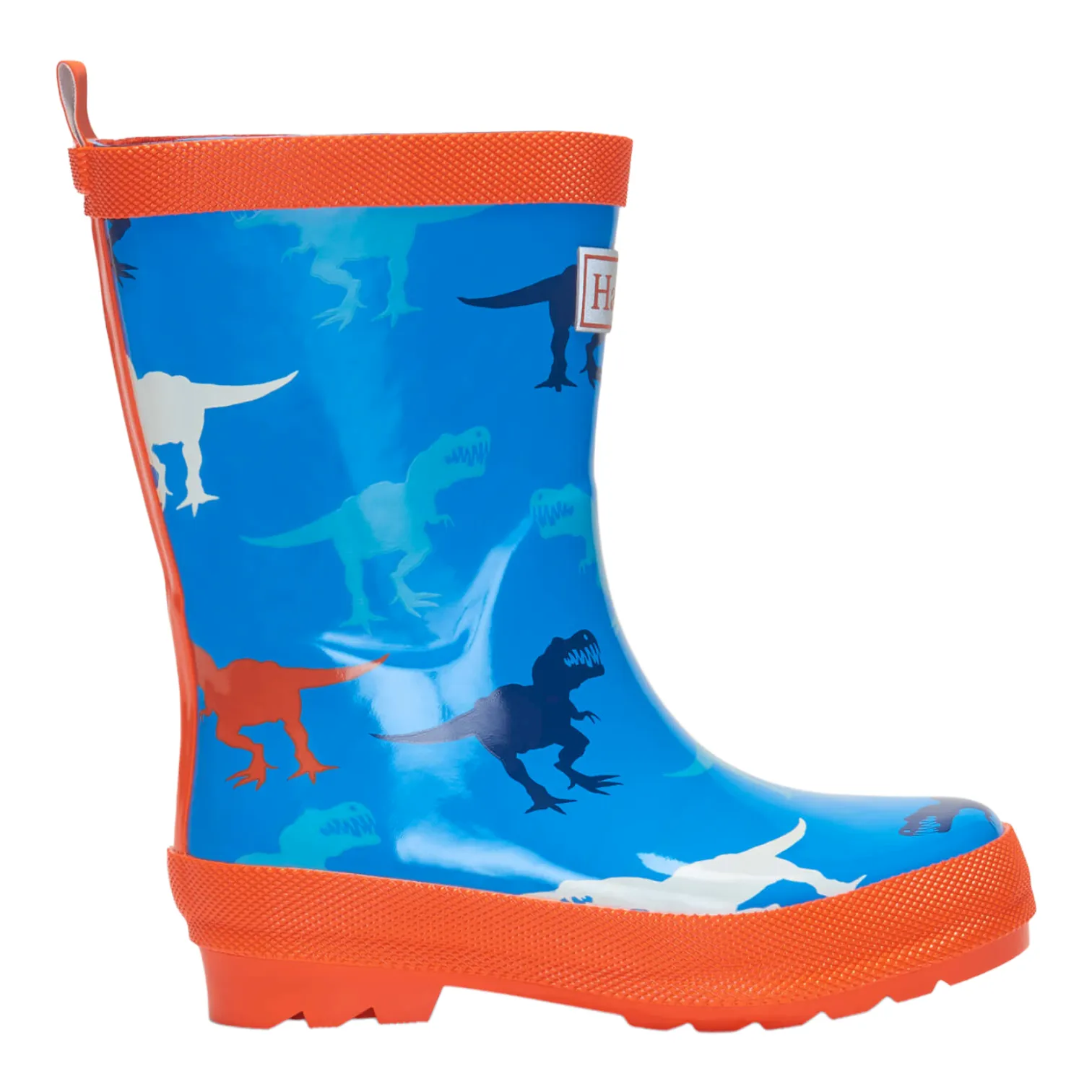 Hatley Giant T-Rex Shiny Rain Boots