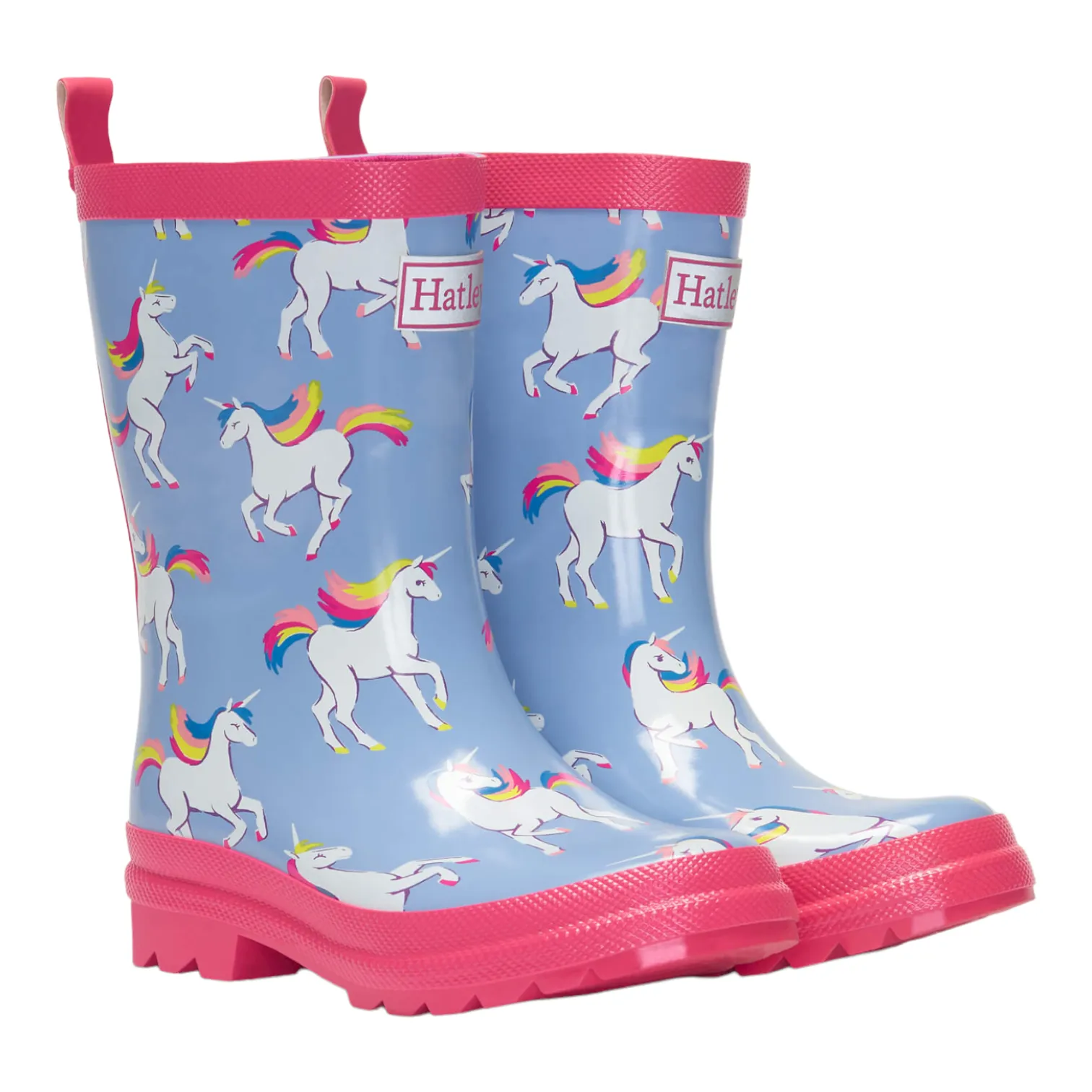 Hatley Unicorn Sky Dance Shiny Rain Boots