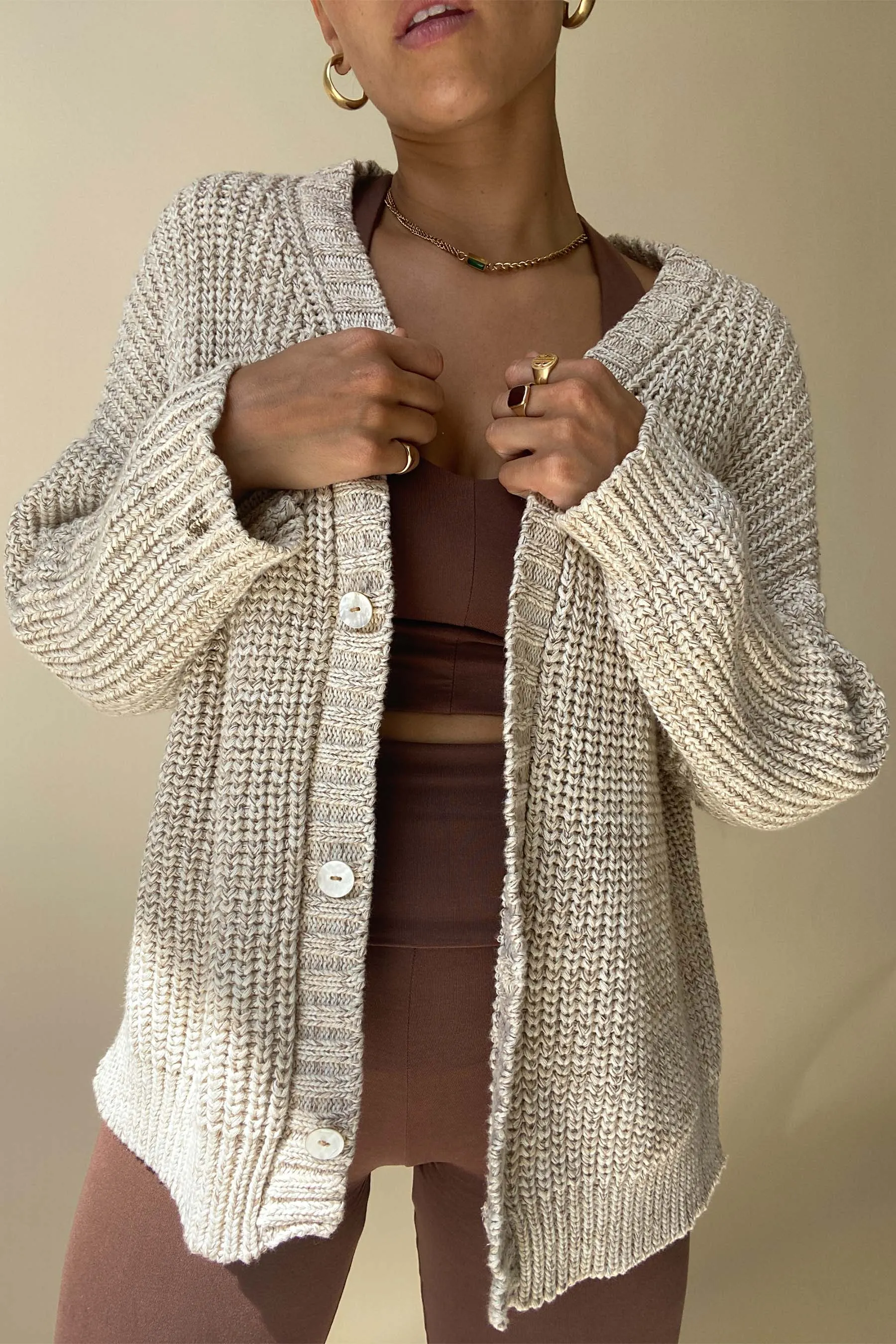 Helga Cardigan Oat