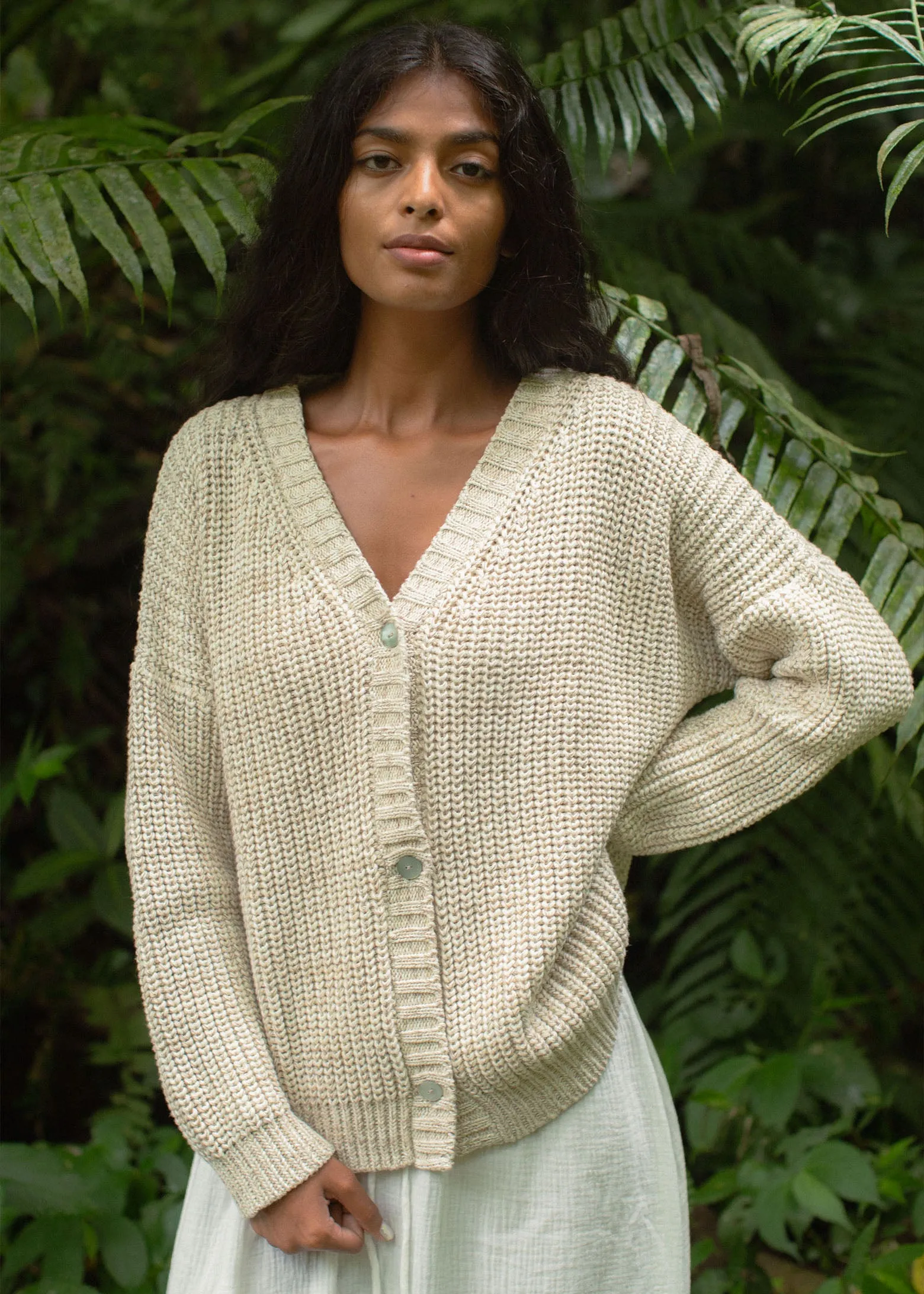 Helga Cardigan Oat