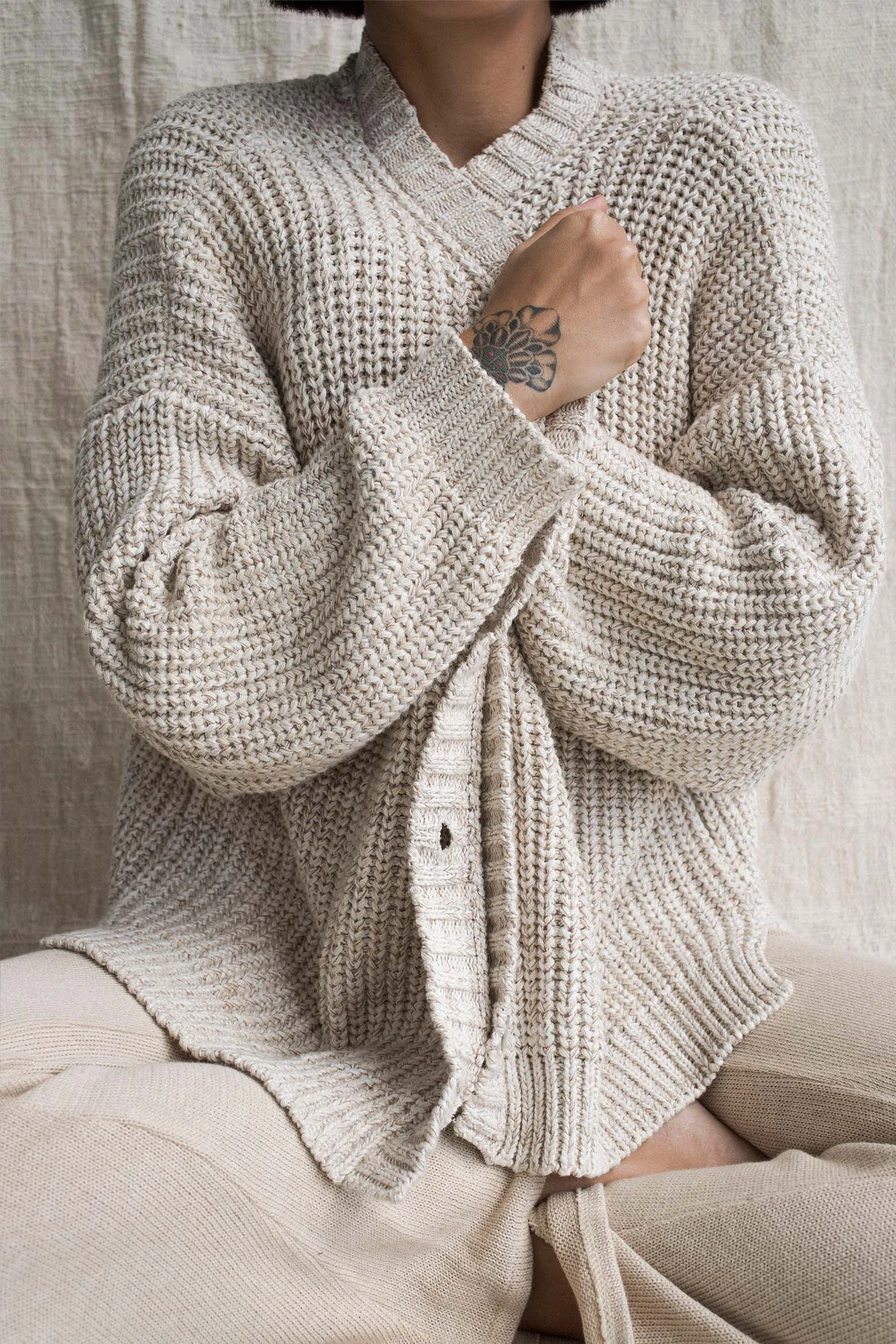 Helga Cardigan Oat