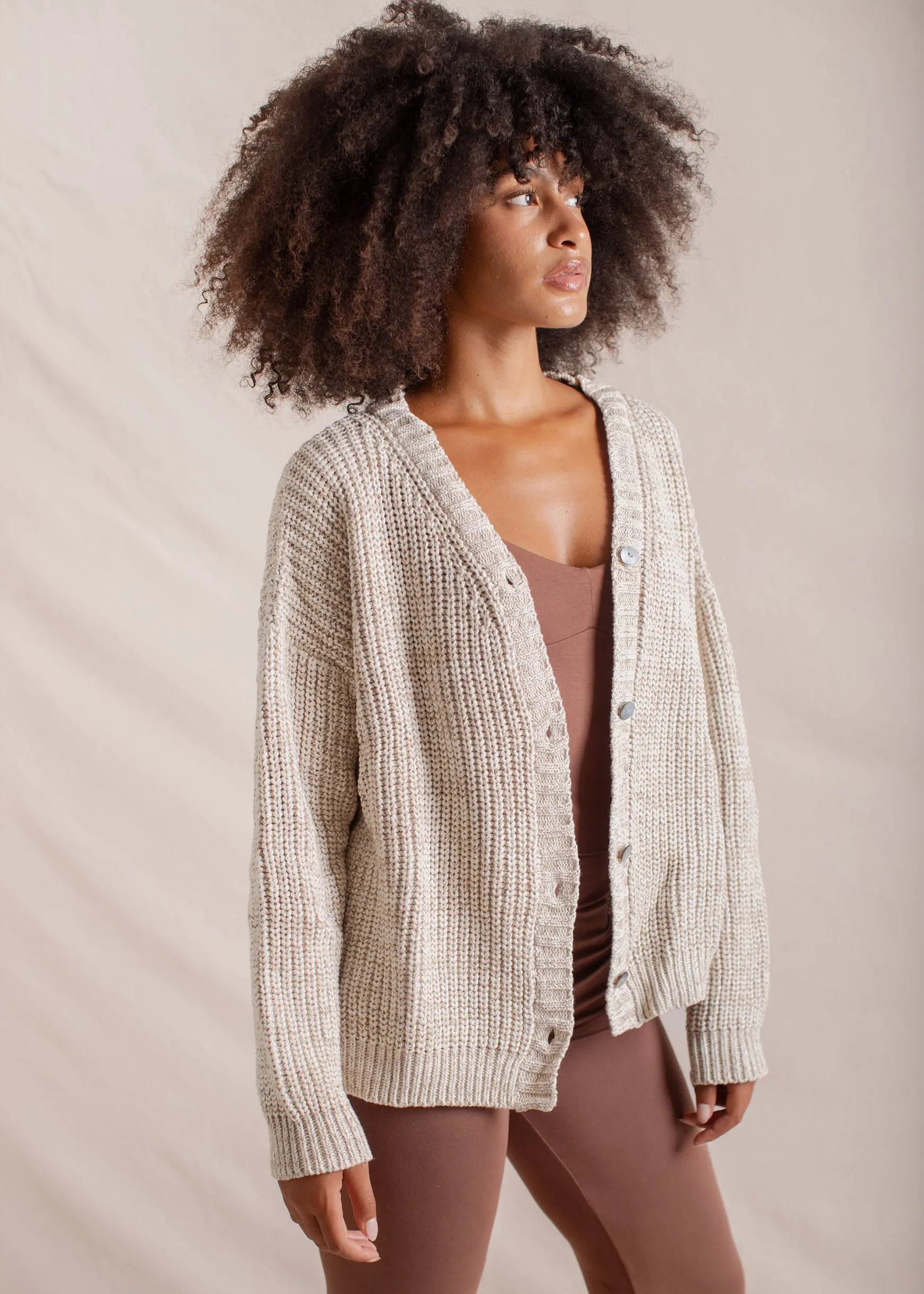 Helga Cardigan Oat