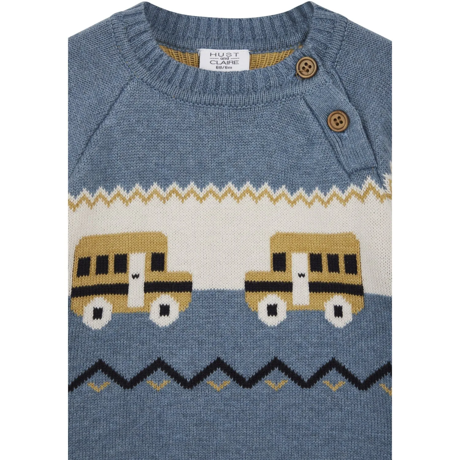 Hust & Claire Ocean Melange Baby Palle Pullover