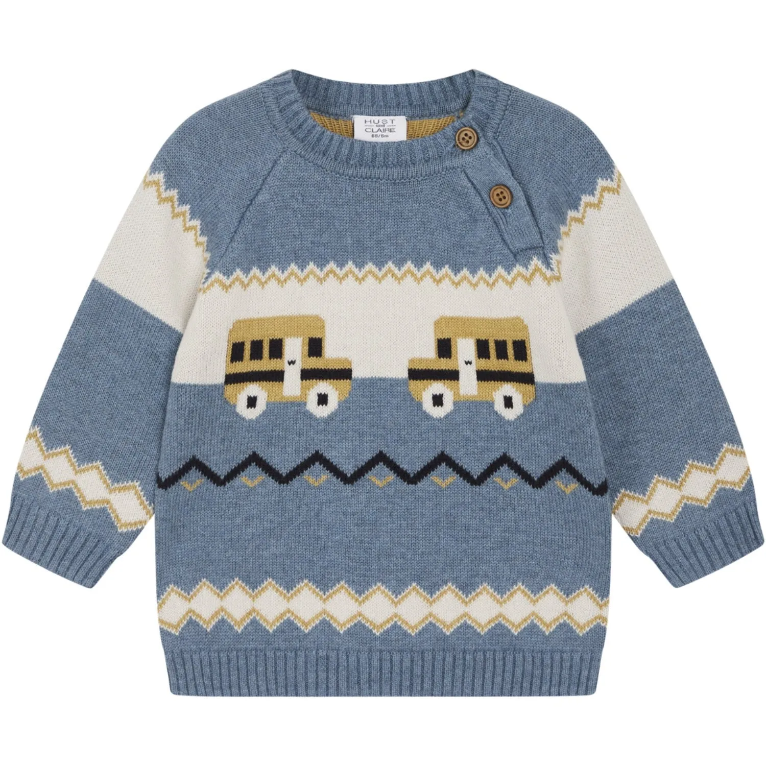 Hust & Claire Ocean Melange Baby Palle Pullover