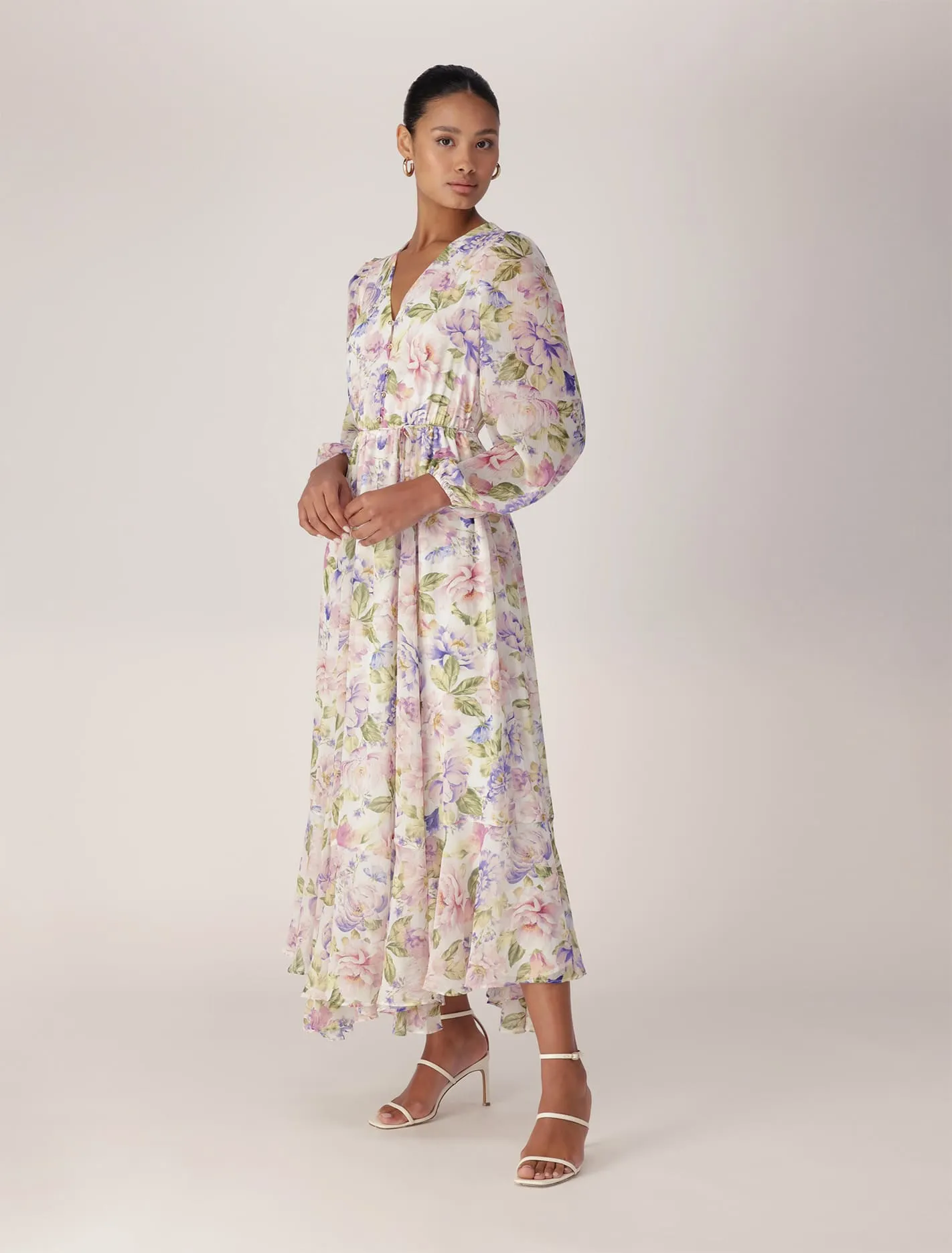 Jolene Long Sleeved Midi Dress