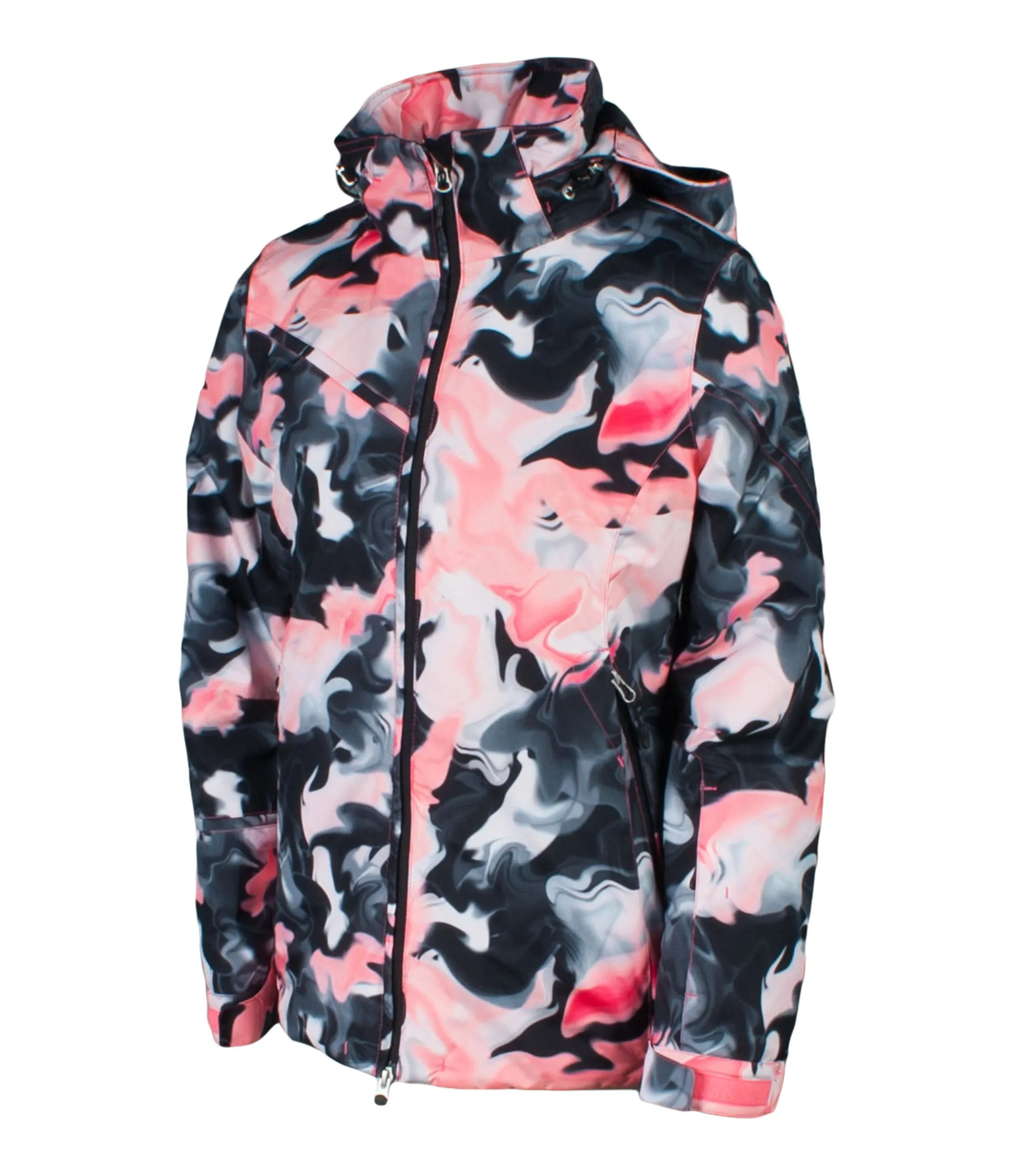 K2654P - Crest Print - Insulated Jacket - Prism