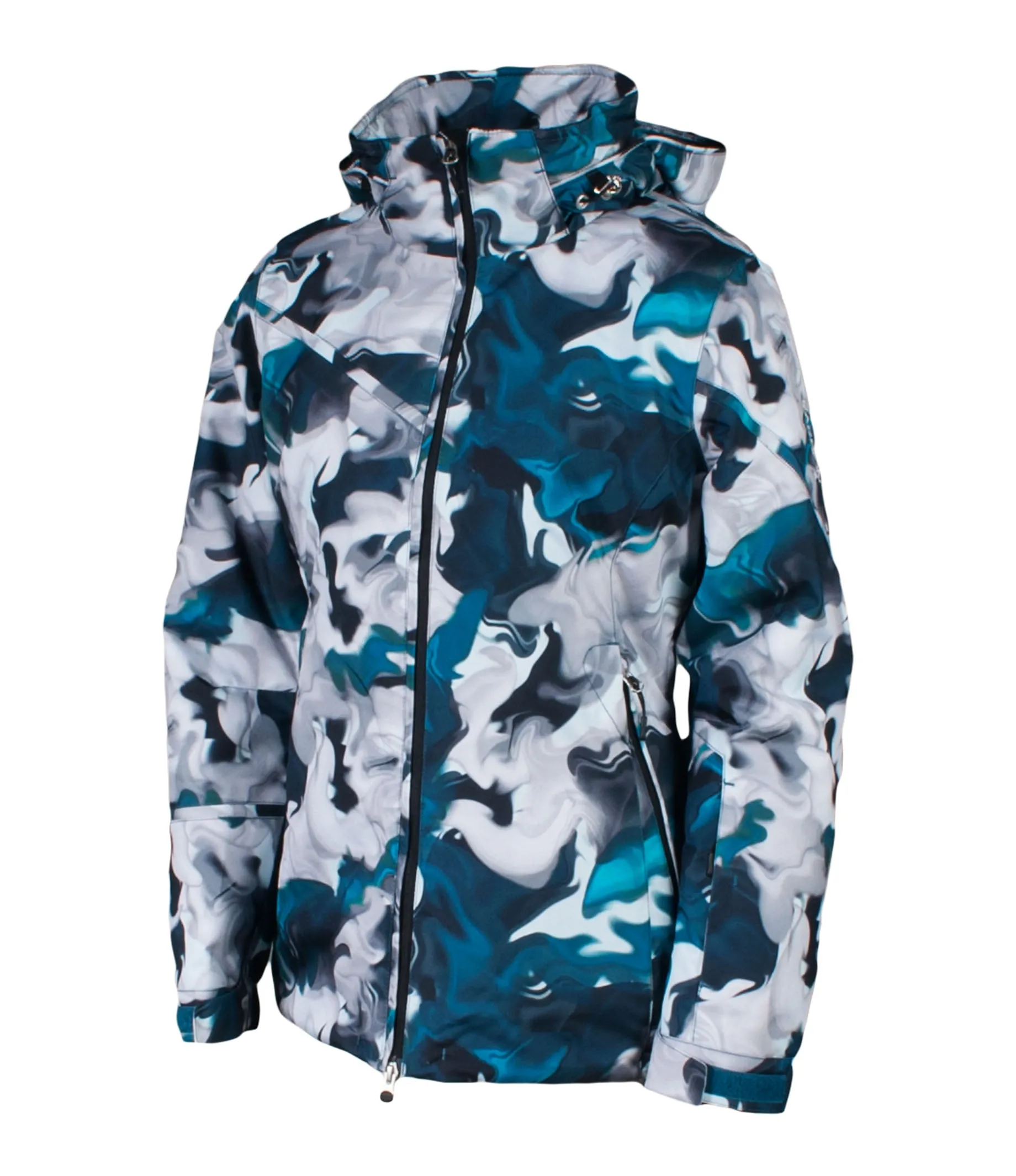 K2654P - Crest Print - Insulated Jacket - Prism