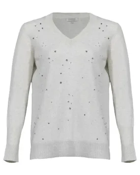 Kinross Cashmere Crystal Pullover