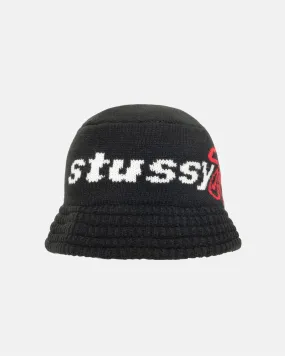 KNIT BUCKET HAT STUSSY SPORT