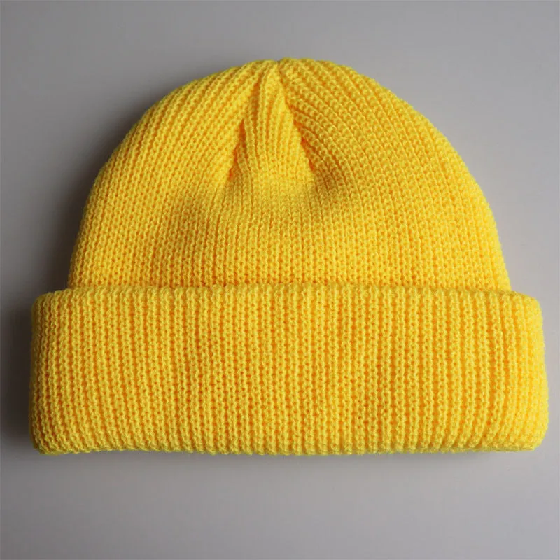 Knitted Hat Hip Hop Pullover Cap